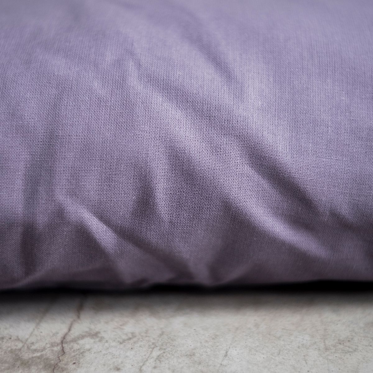  [ORDER] COTONEA Drap cotton bọc nệm dệt kiểu linen màu lilac 