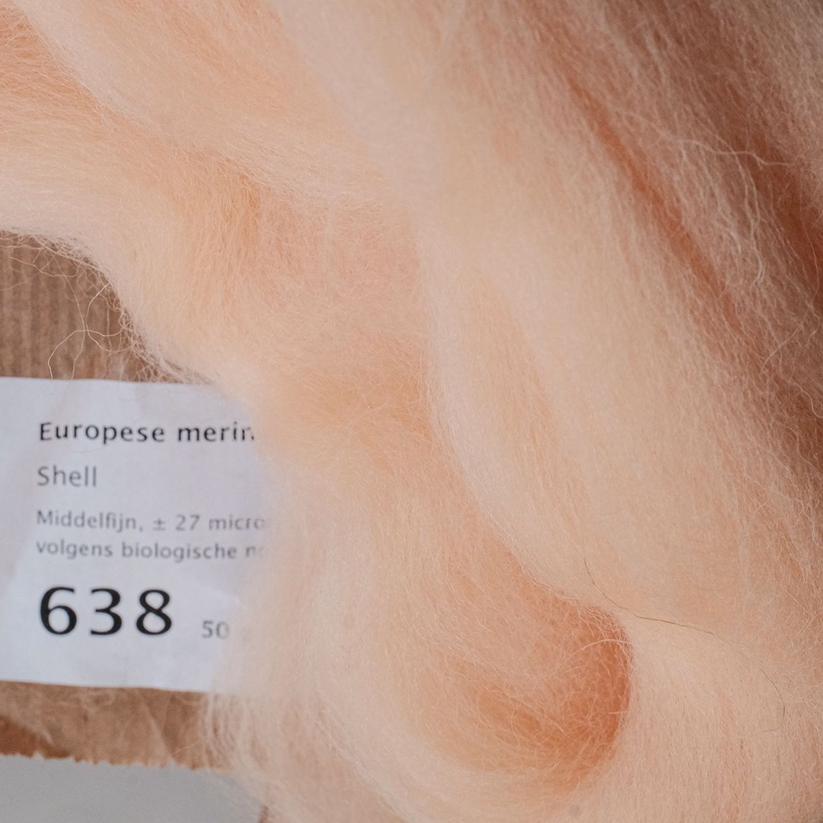  Lông cừu chải mượt thành lọn dài | Orange set | European Merino Wool roving 28 microns | MEANINGFUL CRAFTS 