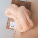  Lông cừu chải mượt thành lọn dài | Orange set | European Merino Wool roving 28 microns | MEANINGFUL CRAFTS 