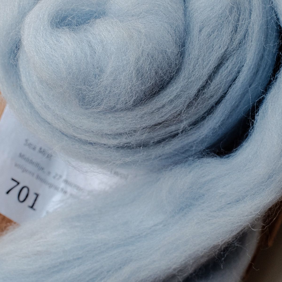  Lông cừu chải mượt thành lọn dài | Blue set | European Merino Wool roving 28 microns | MEANINGFUL CRAFTS 