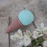  CHOI CROCHET Kem gặm nướu organic cotton Mint 