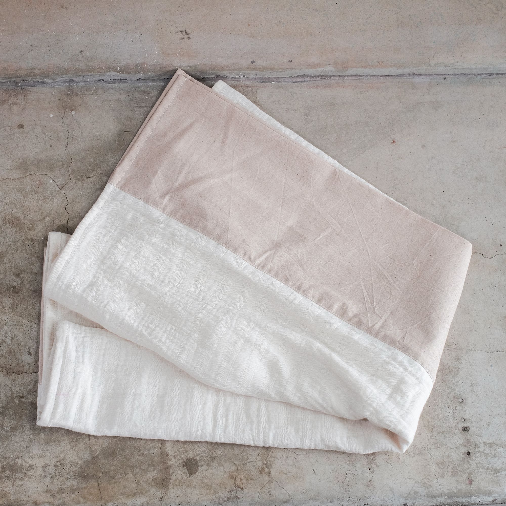  Khăn xô đa năng lau tắm, quấn bé | Muslin Multipurpose towel | Natural | CHOI SEWING 