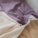  COTONEA Chăn 2 lớp Cotton linen/Musselin màu Lilac 