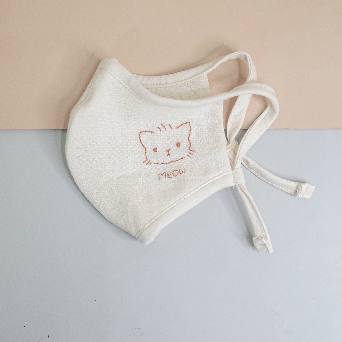  Khẩu trang thêu dây rút | Embroidery mask | Cat | Nature | CHOI SEWING 