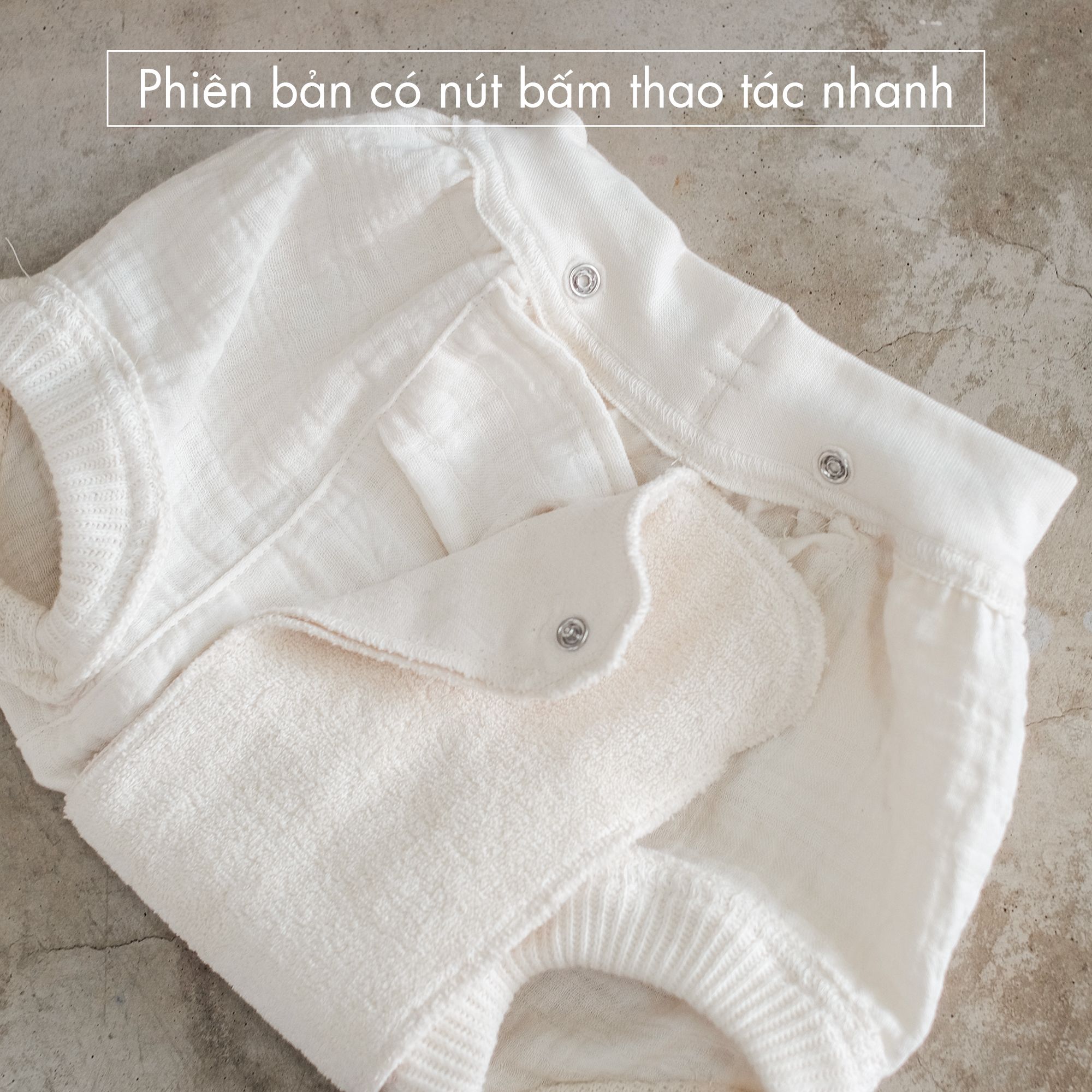  COTONEA Miếng lót twill/terry 4 lớp 