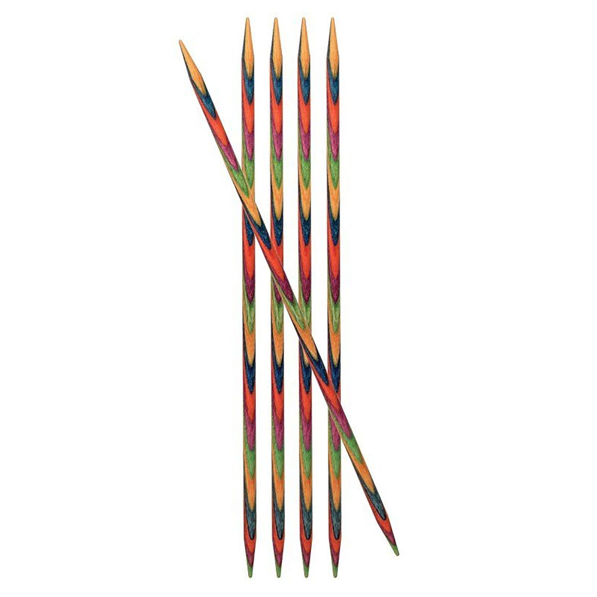  Que đan 2 đầu nhiều màu | Rainbow double-pointed Knitting needles | FINKHOF 