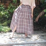  Chân váy linen cài nút | Linen skirt | CHOI SEWING | PRE-ORDER 