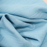  Khăn xô đa năng lau tắm, quấn bé 78x100 cm | Muslin Multipurpose towel Sky blue | CHOI SEWING 
