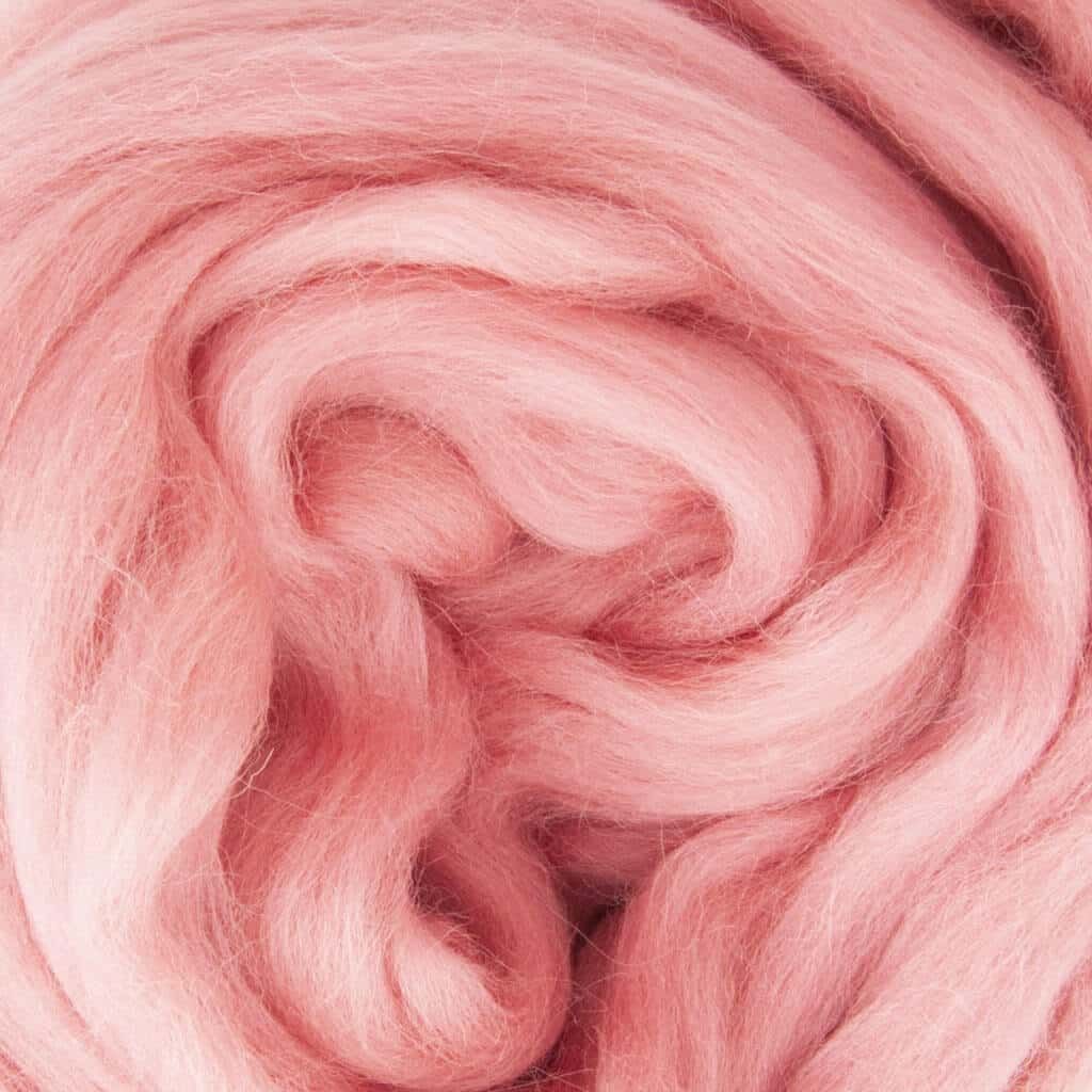  Lông cừu chải mượt thành lọn dài | Pink set | South American Merino Wool roving 27 microns | MEANINGFUL CRAFTS 