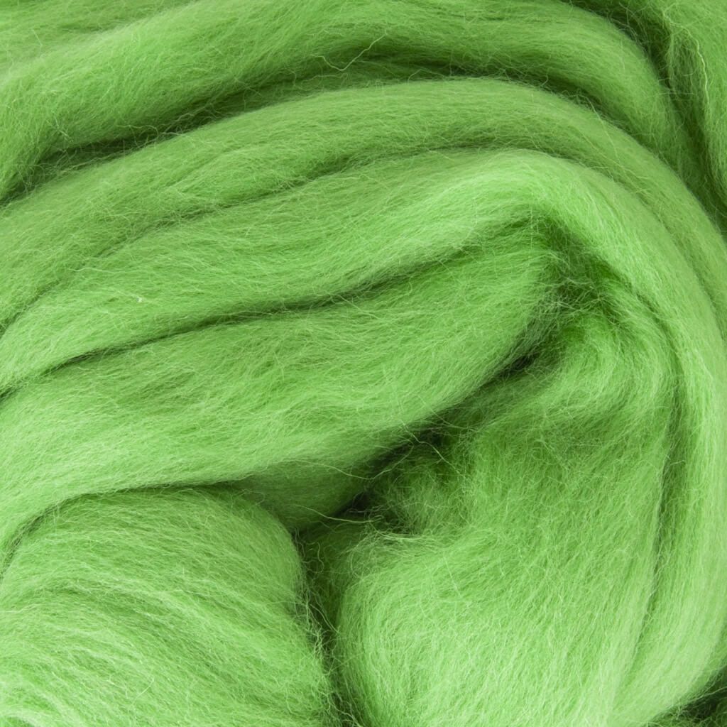  Lông cừu chải mượt thành lọn dài | Green set | South American Merino Wool roving 27 microns | MEANINGFUL CRAFTS 