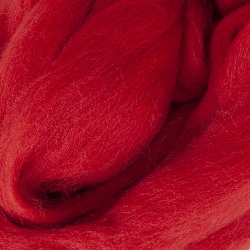  Lông cừu chải mượt thành lọn dài | Red set | South American Merino Wool roving 27 microns | MEANINGFUL CRAFTS 