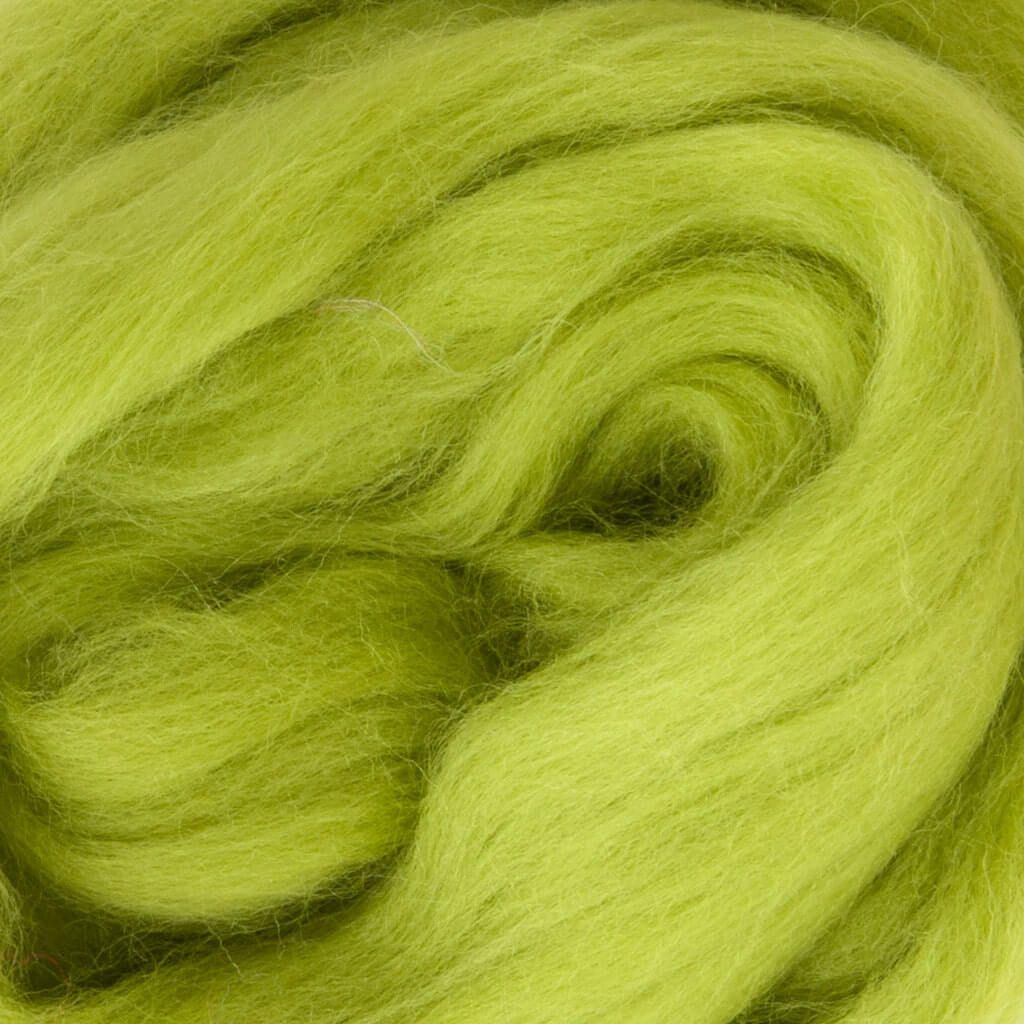  Lông cừu chải mượt thành lọn dài | Green set | South American Merino Wool roving 27 microns | MEANINGFUL CRAFTS 