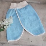  CHOI HANDMADE Quần Samurai | Quần vạt xéo | Split pant Musselin Sky blue 