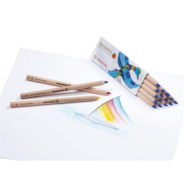  Màu chì tiết diện tam giác | Triangular colored pencils | STOCKMAR | HỌA CỤ 