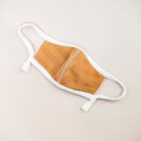  LAST STOCK - Khẩu trang trơn dây rút | Adjustable mask | Sudan brown | CHOI SEWING 