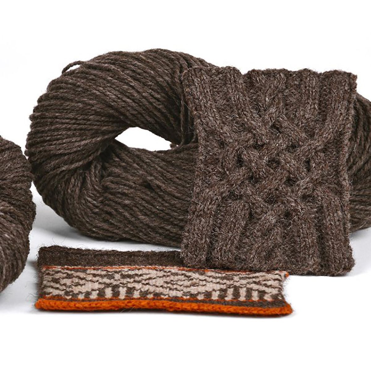  Len lông cừu hữu cơ 100g | Brown Organic Wool | FINKHOF 