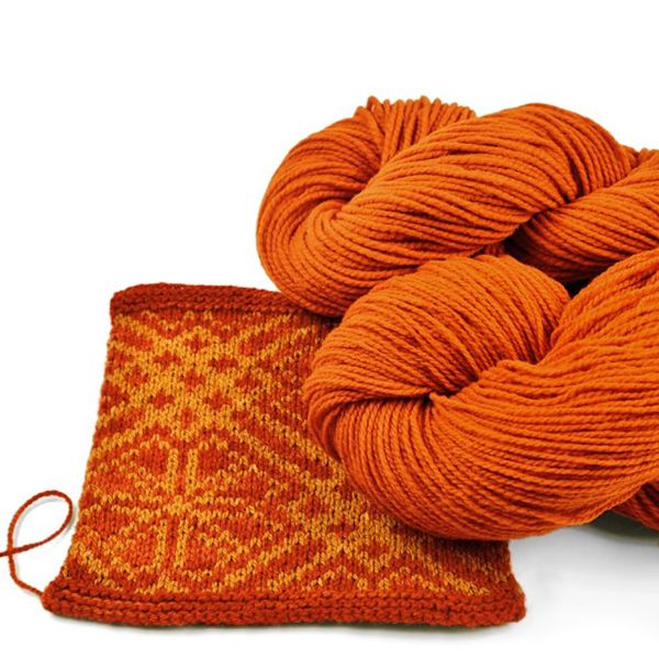  Len lông cừu hữu cơ 100g | Orange Organic Wool | FINKHOF 