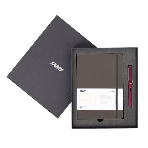  Gift set LAMY Notebook A5 softcover Umbra + LAMY Al-star Purple 
