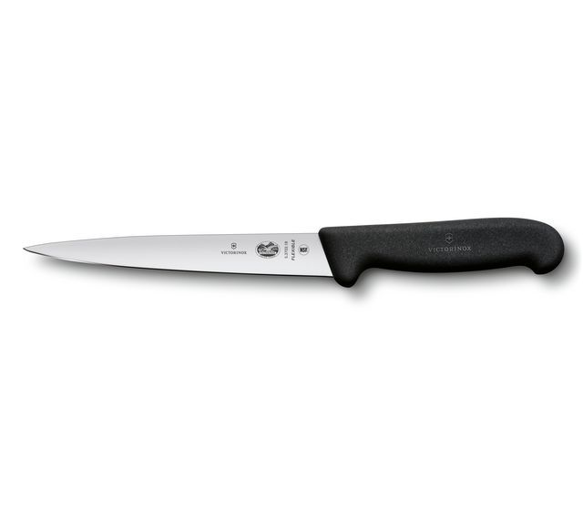 Dụng cụ phi lê Victorinox 5.3703.18 cán đen, lưỡi dài 18cm