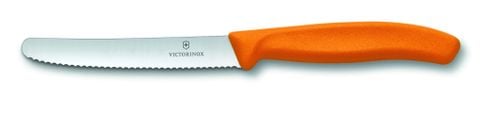 Victorinox Tomato and sausage knives (wavy edge) orange 