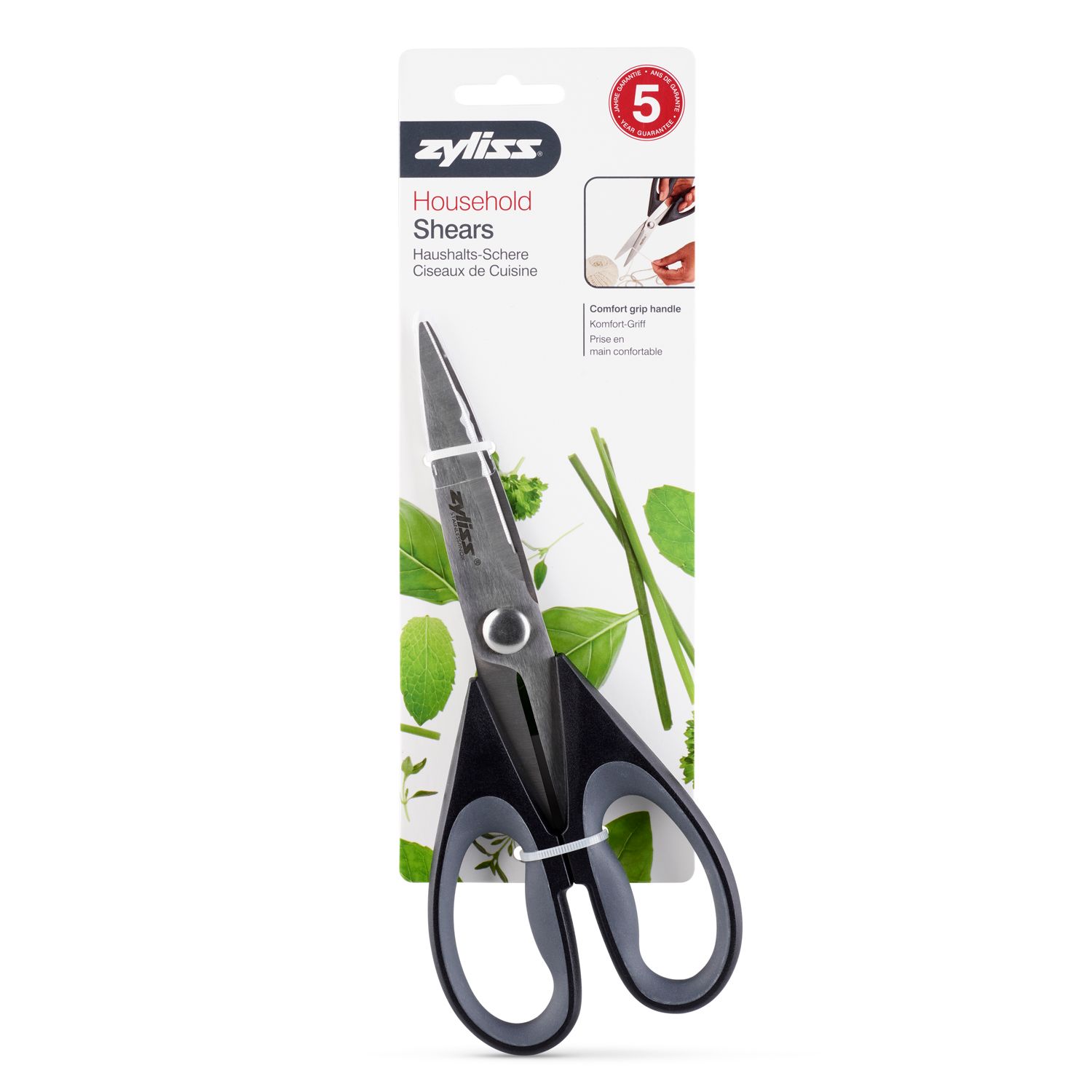 Kéo cắt Zyliss Household Shears (black) Penworld Joint Stock Company