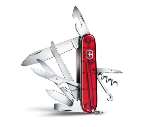  Dao xếp Victorinox Huntsman Red Trans (91mm) 