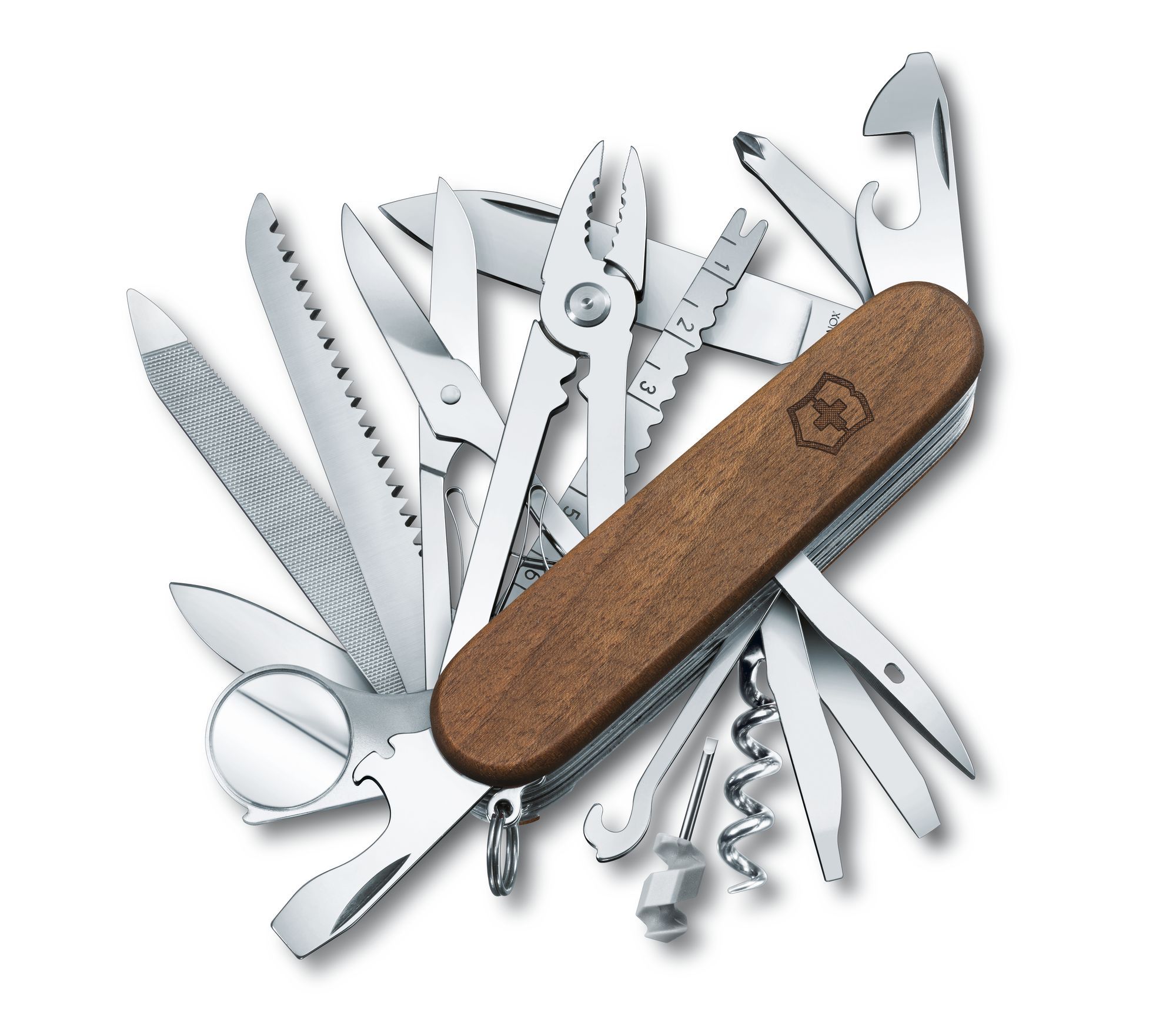 Dao xếp Victorinox Swiss Champ Wood (91mm)