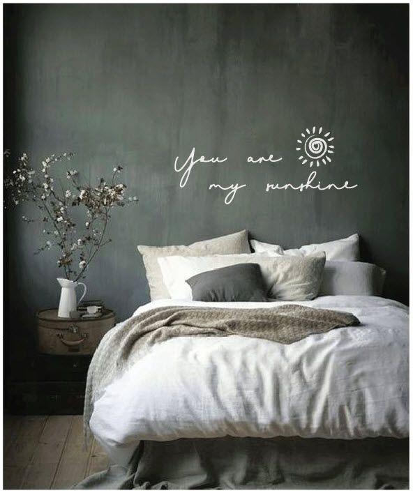 Decal dán tường phòng ngủ chữ