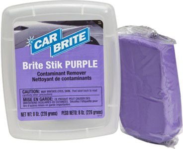  CAR BRITE BRITE STIK 8 OZ. PURPLE CLAY WITH TUB - Đất sét tẩy rửa sơn xe đi kèm vỏ đựng 