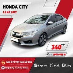 HONDA CITY 1.5 CVT 2017
