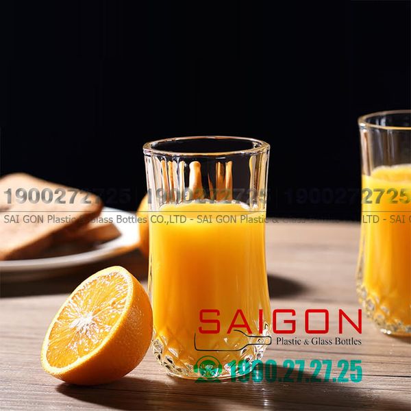 Deli KB049-2 - Ly thủy tinh Deli Whisky Carats Glass Long Drink 235ml | Thủy Tinh Cao Cấp