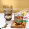 DELI Y5865-1S - Ly Thủy Tinh Deli LINQ Amber Rock Glass 340ml | Thủy Tinh Cao Cấp