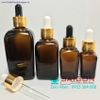 Chai Tinh dầu vuông nâu 50ml ( nắp bớp nhỏ giọt )