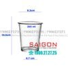INS 9002 - Ly Thủy Tinh Miệng Loe INS Flared Mouth Rock Glass 355ml | Thủy Tinh Cao Cấp