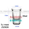 King Dealay JX5030 - Ly Thủy Tinh King Dealay Solo Shot glass 20ml | Thủy tinh Cao Cấp