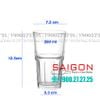 Union 407 - Ly Thủy Tinh Union Centra Hight Ball Glass 280ml | Nhập Khẩu Thái Lan