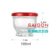 Hũ Thủy Tinh Sen Lùn Đựng Yến 75ml | 100ml Nắp Thiết