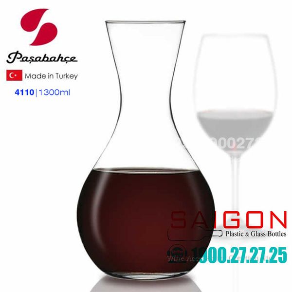 Pasabahce 64110 - Bình Thủy Tinh Pasabahce Pengo 1.250ml | Nhập Khẩu Thổ Nhĩ Kỳ