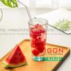 DELI DSY5840-3A - Ly Thủy Tinh Delisoga Studio Stripes Tumber Glass 410ml | Thủy Tinh Cao Cấp