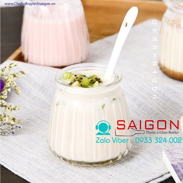 Hũ Pudding sọc 100ml