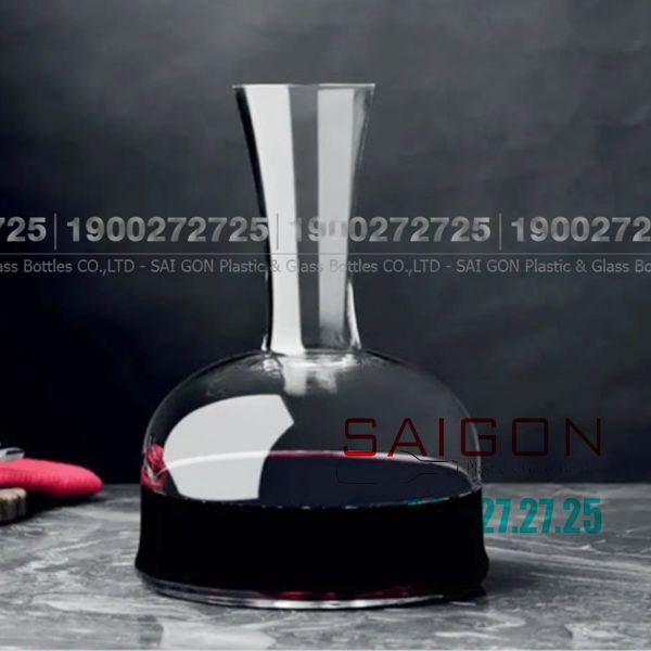 Pasabahce 1205104 - Bình Thủy Tinh pha lê Pasabahce Crystallin Helm carafe Glass 1500ml | Nhập Khẩu Thổ Nhĩ Kỳ