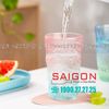 Deli KB047-2P - Ly Thủy Tinh Deli Soda Lime Pink Tumber Glass 305ml | Thủy Tinh Cao Cấp