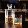 Luigi Bormioli A12520 - Chai Thủy Tinh Luigi Bormioli Decanter Textures Crystal Glasses 750ml | Nhập Khẩu Italy