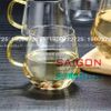 DELI GPB57 - Ly Thủy Tinh Delisoga Borosilicate Lexington Coffee Cup Glass 420ml | Thủy Tinh chịu nhiệt Cao Cấp