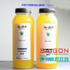 Chai Nhựa PET Tròn 330ml Nắp Nhựa Miệng Rộng Phi 38