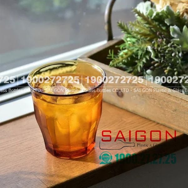 DURALEX D1028D - Ly Thủy Tinh Duralex Picardie Amber Rock Glass 310ml | Thủy Tinh Cường Lực , Nhập Khẩu Pháp