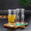 DELI GPB47 - Ly Thủy Tinh Deli Glasses Eco Borosilicate Hight Ball Bamboo Glass Cup 440ml | Thủy Tinh Cao Cấp