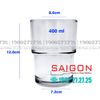 Union 415 - Ly Thủy Tinh Union Empilable Hightball Glass 400ml | Thủy Tinh Cao Cấp Nhập Khẩu Thái Lan