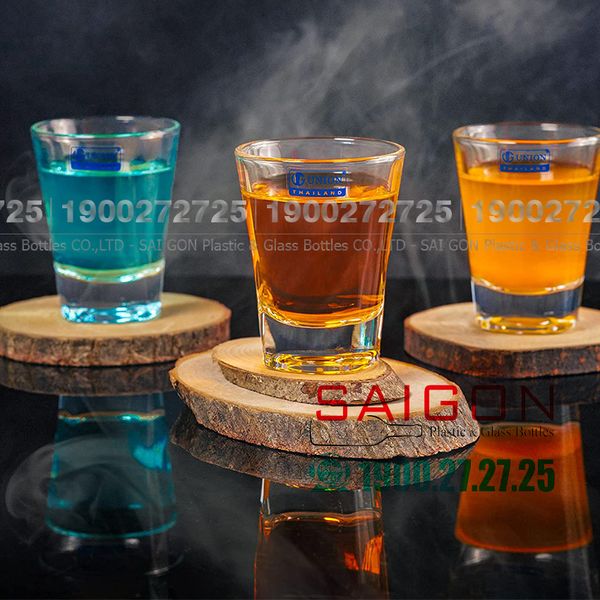 Union 404 - Ly Thủy Tinh Union Solo Shot Glass 63ml | Nhập Khẩu Thái Lan