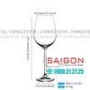 IDELITA 88CD40 - Ly thủy tinh Pha Lê IDELITA Danube Melodic Red wine Crystal Glasses 460ml | Thủy Tinh Pha Lê Cao cấp